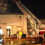 photo by Independent VFD of a Commercial structure fire in Ranson WV.