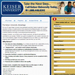 Keiser University online fire science program